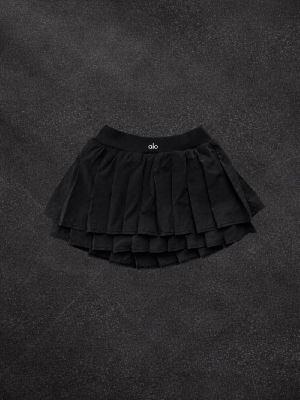 ALO Yoga Double or Nothing Skirt Black NWOT
